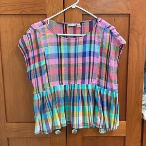 Anthropology Holding Horses Top